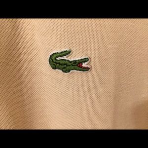 Vintage 80’s Lacoste Polo Beige